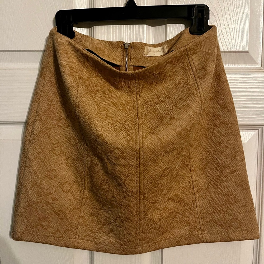 Altar’d State snake print mini skirt